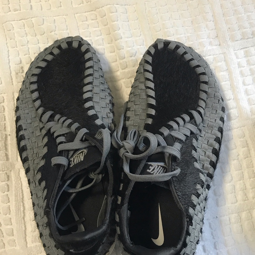 Nike Black and Gray Men's Shoes